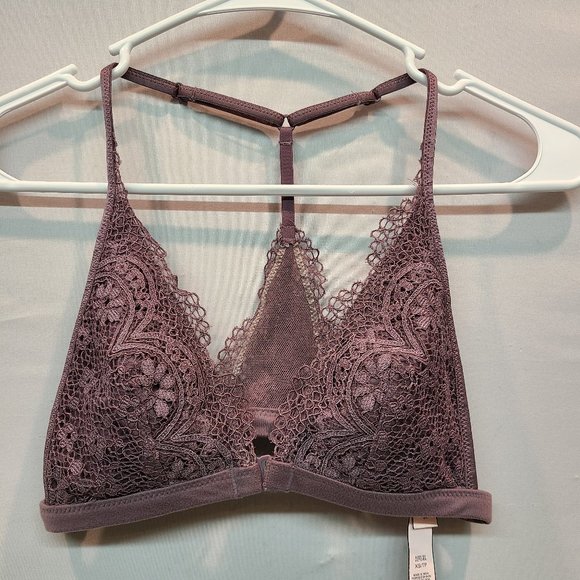 Victoria's Secret Other - Victorias Secret Bra Bralette Purple Lace Body by Victoria Womens Extra Small